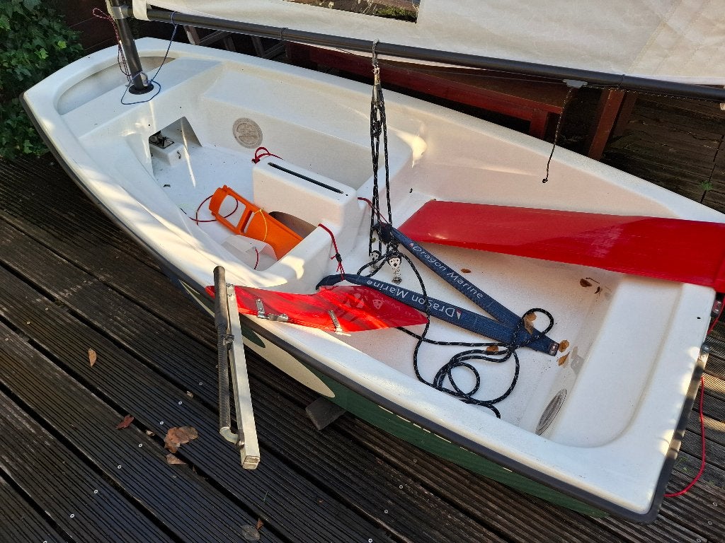 Dragon marine optimist izgst, Watersport en Boten, Zeilen en Zeiltoebehoren, Zo goed als nieuw, Overige typen, Minder dan 15 m²