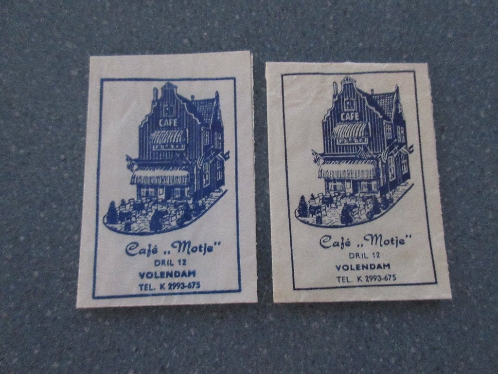 2 x Volendam, café Motje, Verzenden, Nederland
