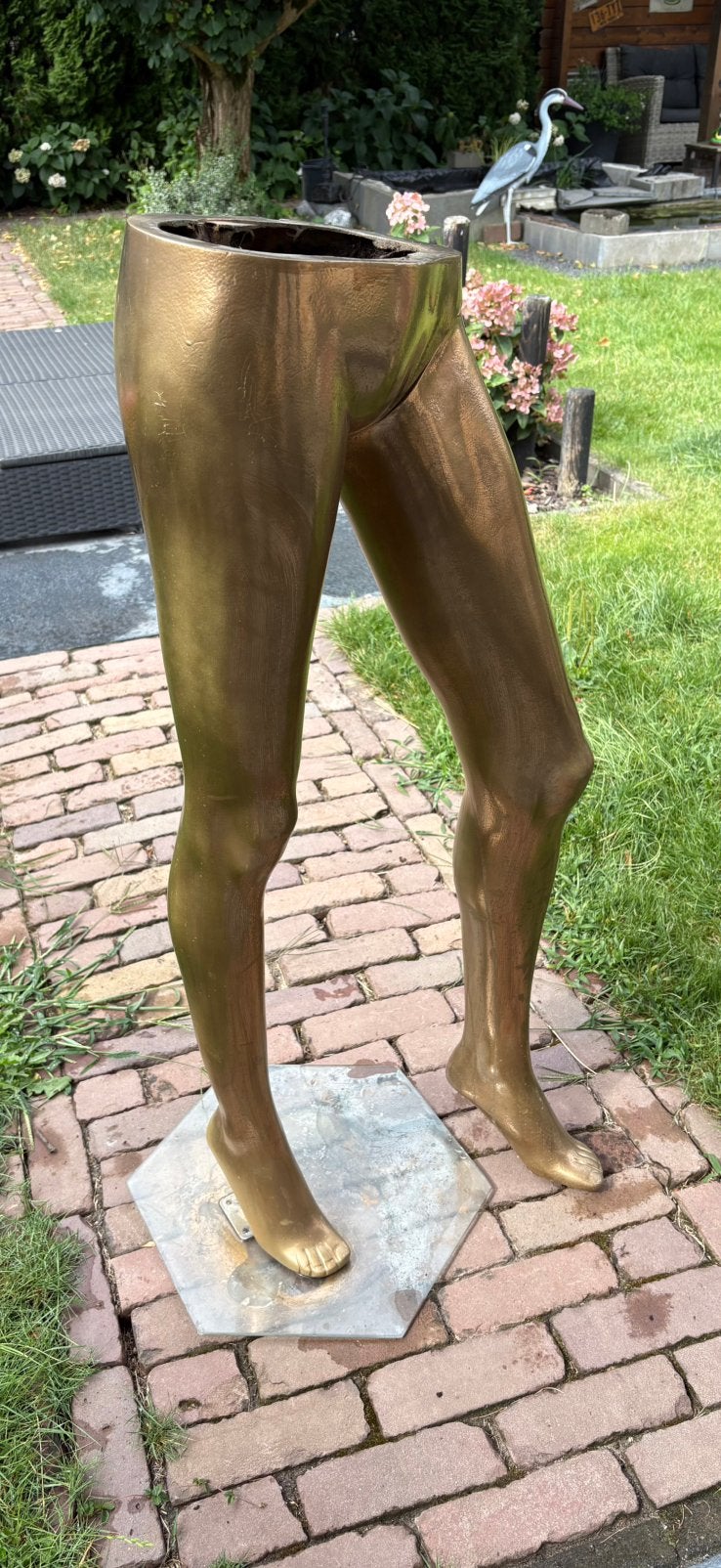 Paspop benen, Ophalen, Gebruikt, Goud