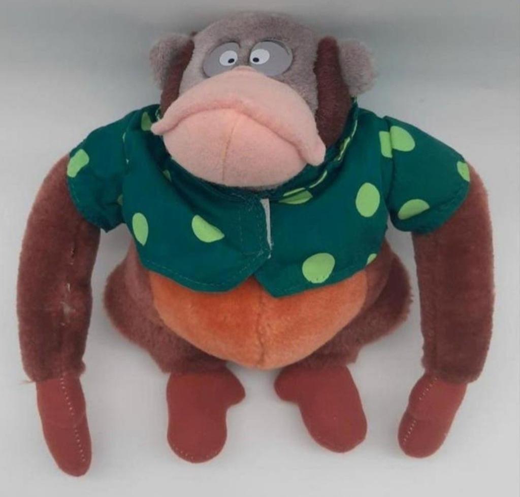 Talespin King Louie (Jungle Book) knuffel ca. 20cm hoog, Ophalen of Verzenden, Overige figuren, Gebruikt, Knuffel