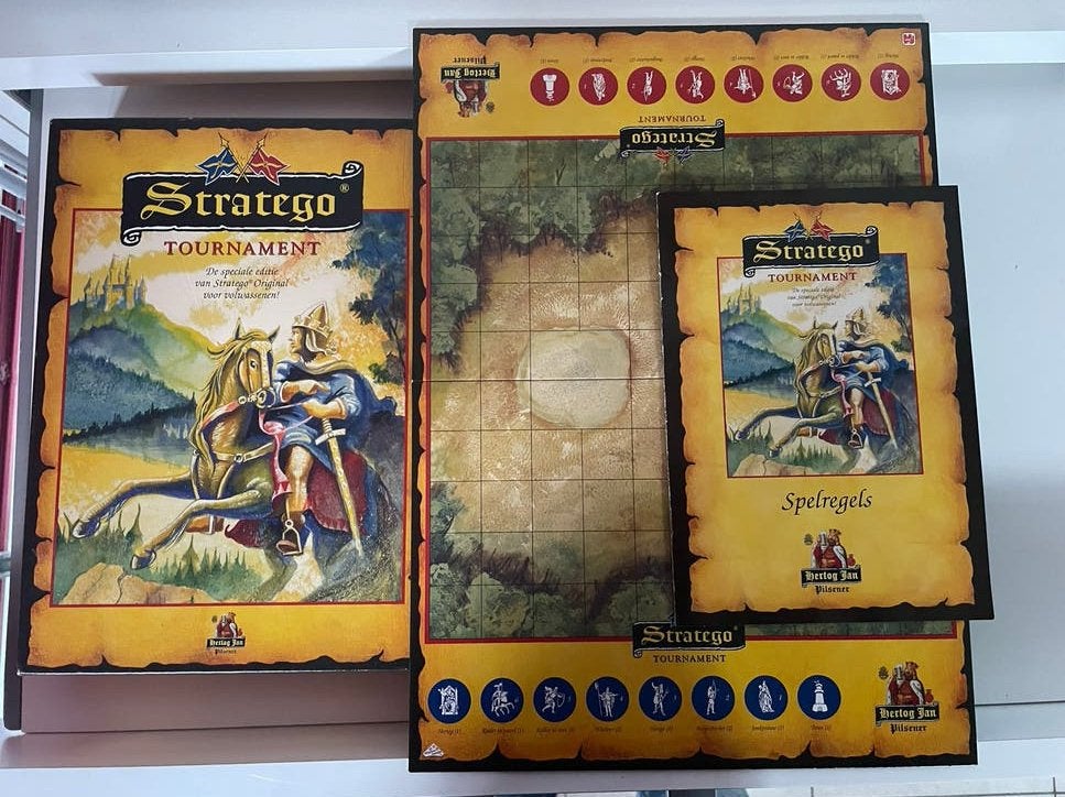 Hertog Jan Stratego Tournament Bordspel, Hobby en Vrije tijd, Gezelschapsspellen | Bordspellen, Een of twee spelers, Ophalen, Zo goed als nieuw