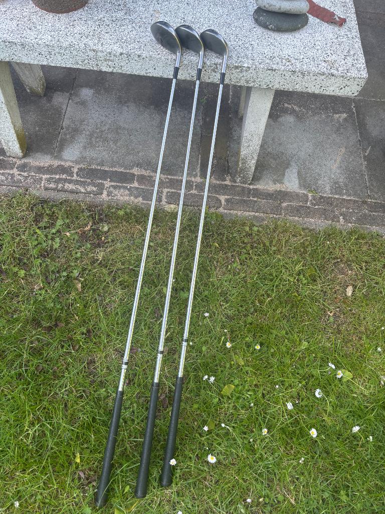 MacGregor by Nicklaus driver, houten 3 en houten 5, Ophalen of Verzenden, Gebruikt, Club, Overige merken