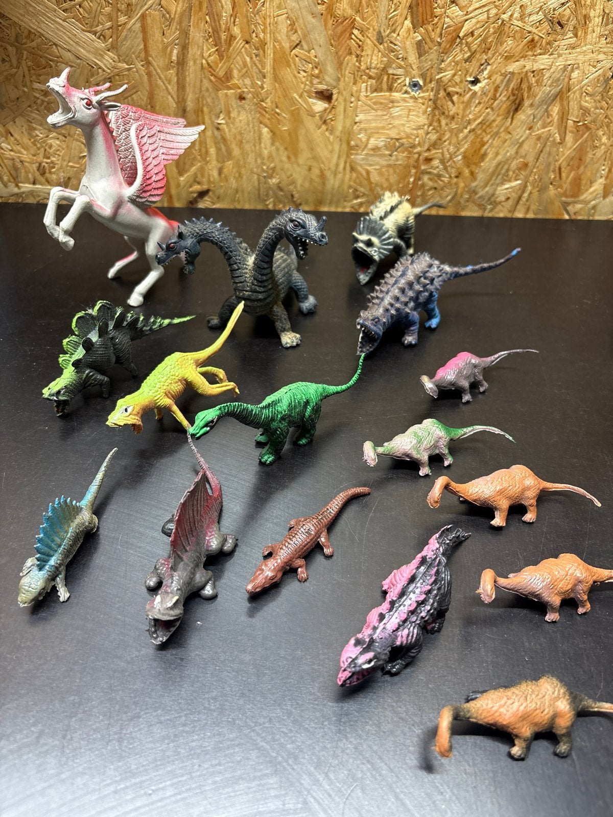 Grote verzameling dinosaurus en fantasie speelgoedfiguren, Ophalen of Verzenden, Gebruikt
