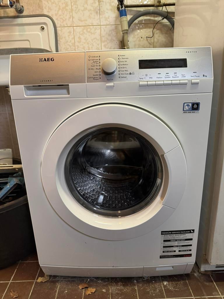 AEG lavamat L76485 8 kg wasmachine, Witgoed en Apparatuur, Ophalen, Zo goed als nieuw, 85 tot 90 cm, 1200 tot 1600 toeren