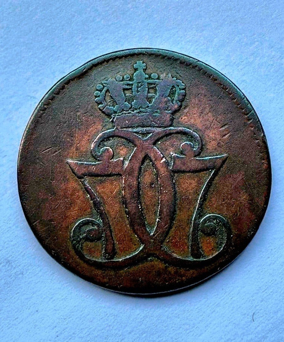 Prachtige Koperen 1 Skilling Danske 1771 – Christiaan VII De, Verzenden, Overige landen