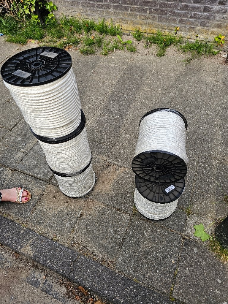 Touw 12cmm dik op rol van 100m, Ophalen, Nieuw, Overige typen