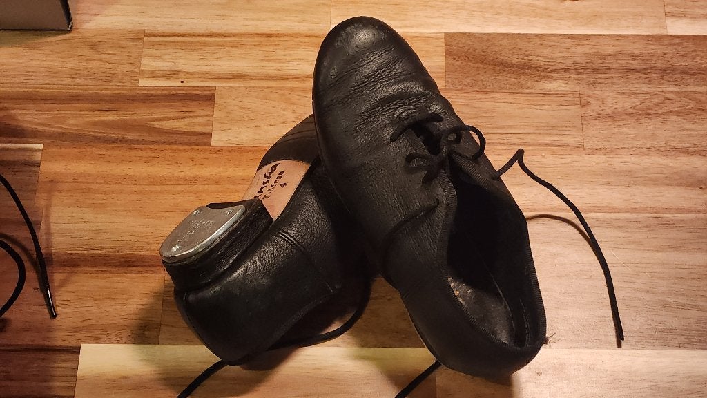 Sansha tapschoenen maat 4, Sport en Fitness, Ophalen, Gebruikt, Schoenen