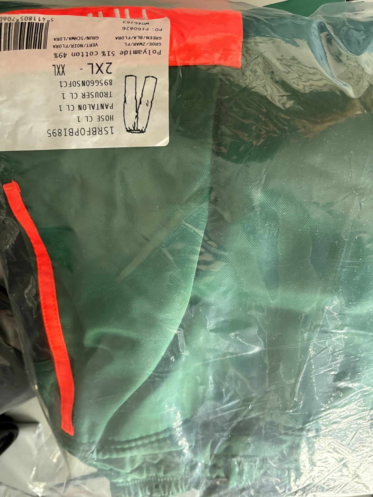 Foto 7 van Nieuwe Hitachi Zaagbroek Klasse 1 - Maat XXL