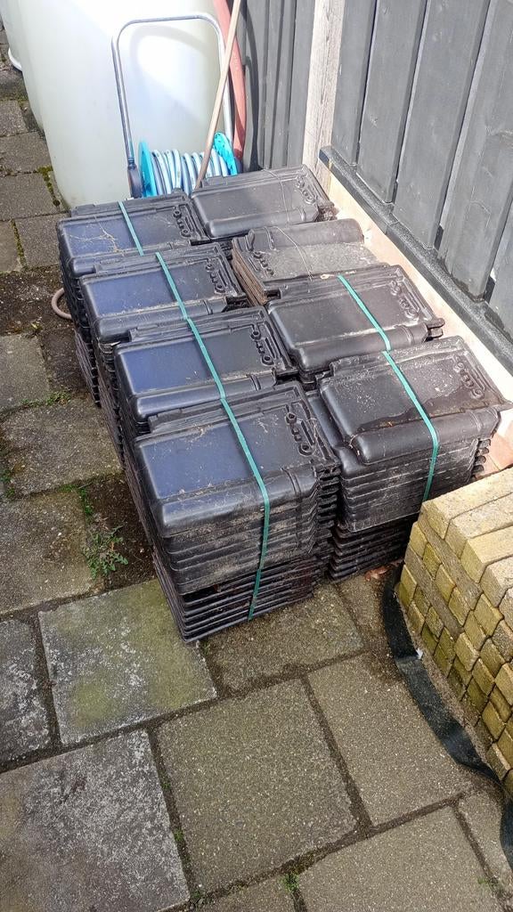 Nieuwe Monier dakpannen - Postel 20 - Antraciet, Ophalen, Nieuw, 5 tot 10 m², Dakpannen