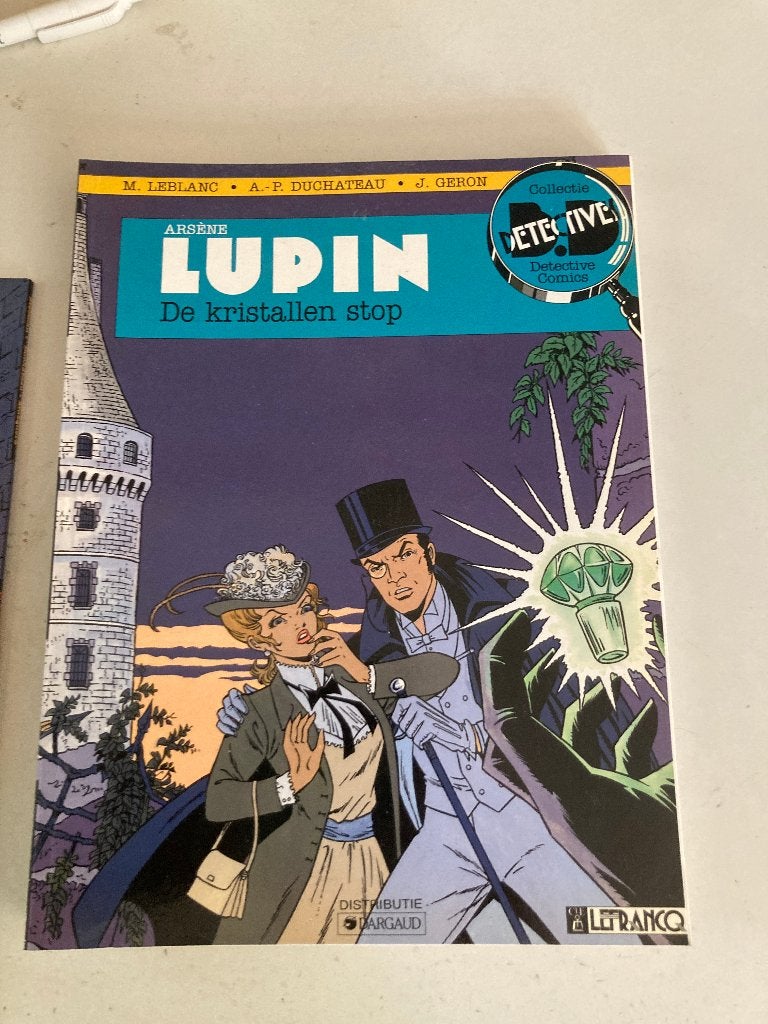 T.K. nog 6 Detective stripboeken in nieuwstaat zie lijst, Meerdere stripboeken, Ophalen of Verzenden, Gelezen