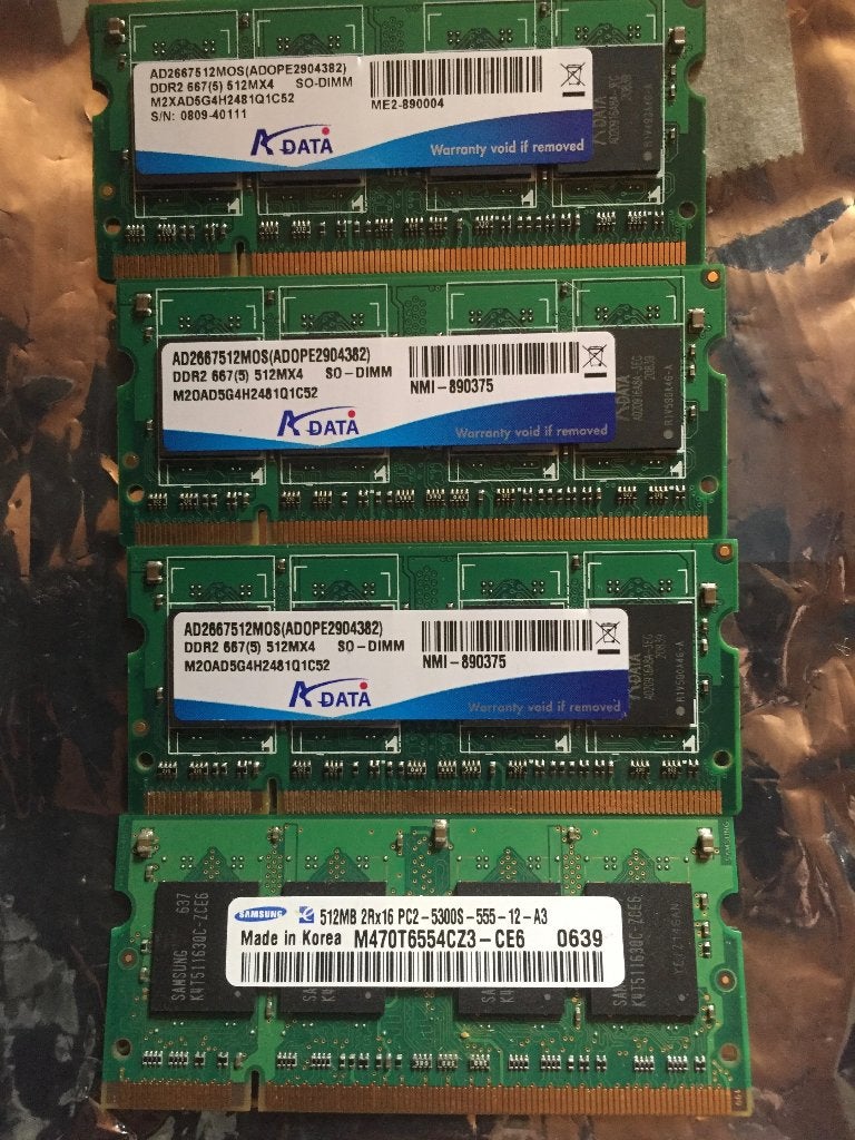 DDR2 / DDR3 / SD-ram laptop ram geheugen, alles getest, Computers en Software, RAM geheugen, Ophalen of Verzenden, Gebruikt, DDR2