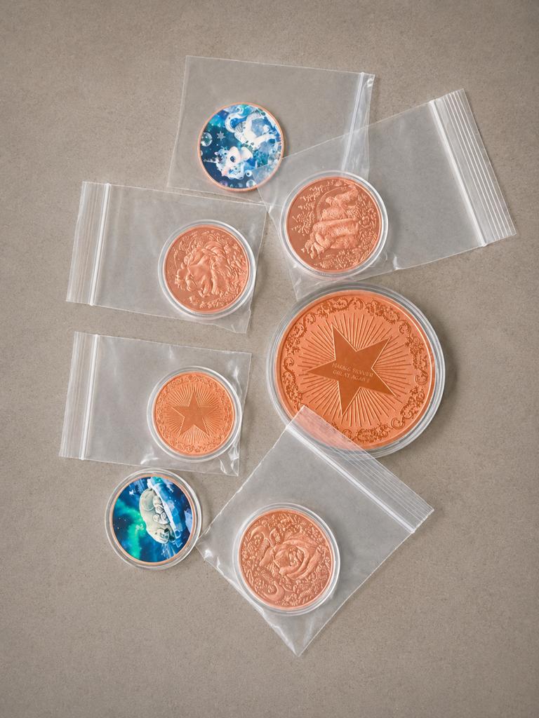 1oz 5oz 5 gram koper, Postzegels en Munten, Munten en Bankbiljetten | Toebehoren, Ophalen of Verzenden, Overige typen
