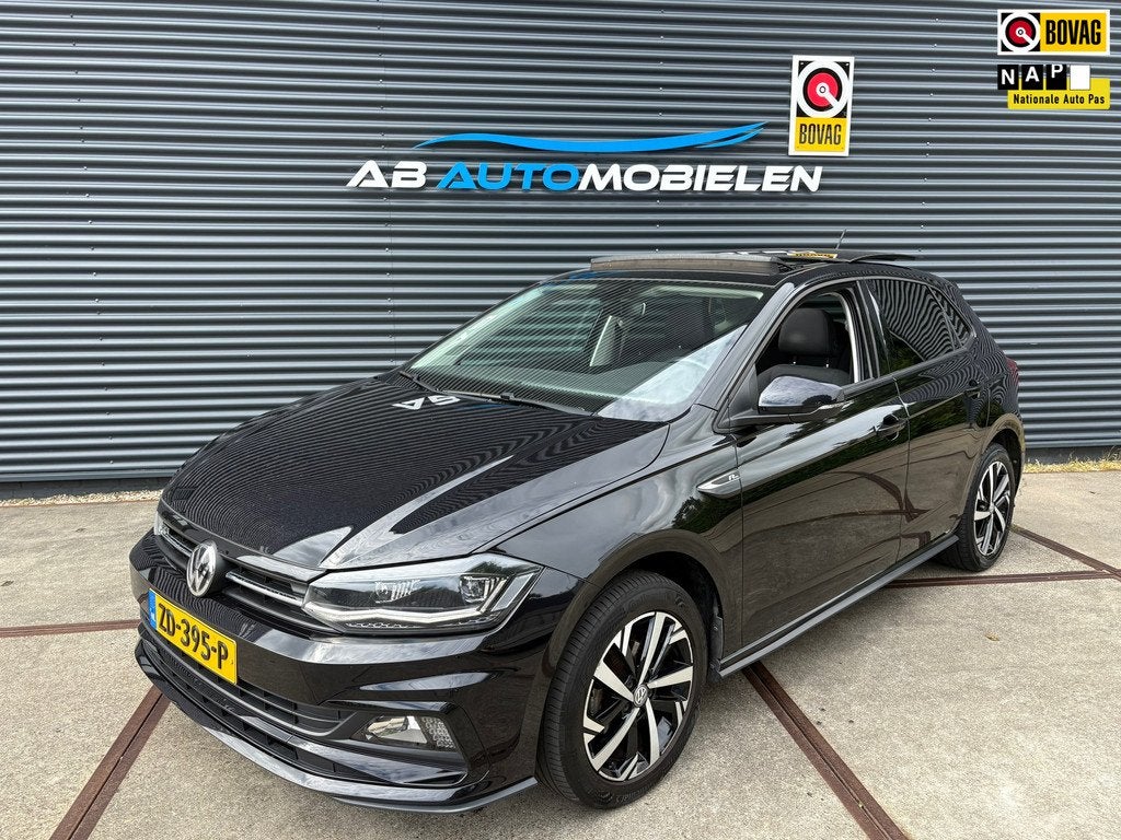Volkswagen Polo 1.0 TSI Comfortline PANORAMA DAK/ LED XENON/, Voorwielaandrijving, Met garantie (alle), Zwart, Origineel Nederlands