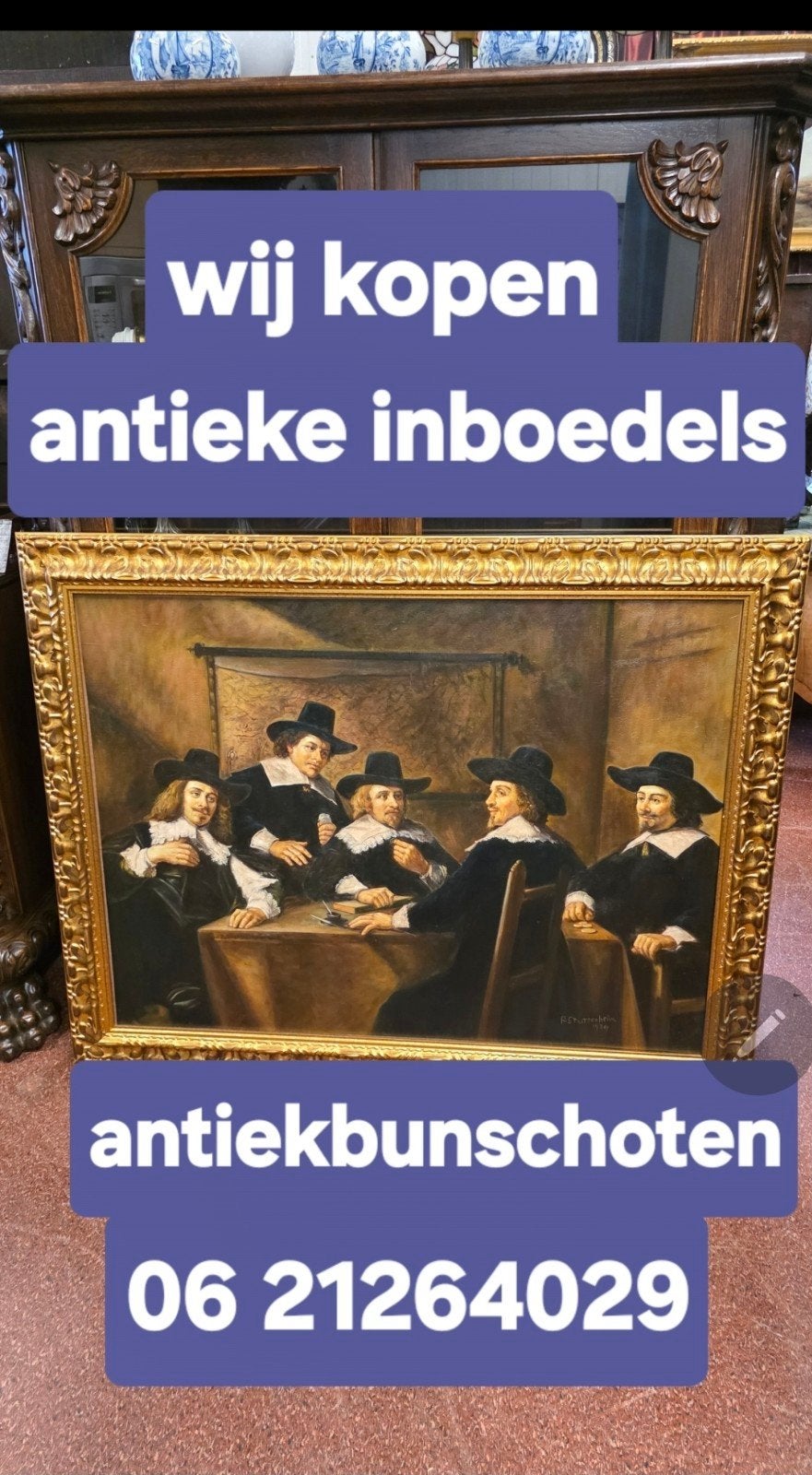 Wij kopen antiek, Ophalen