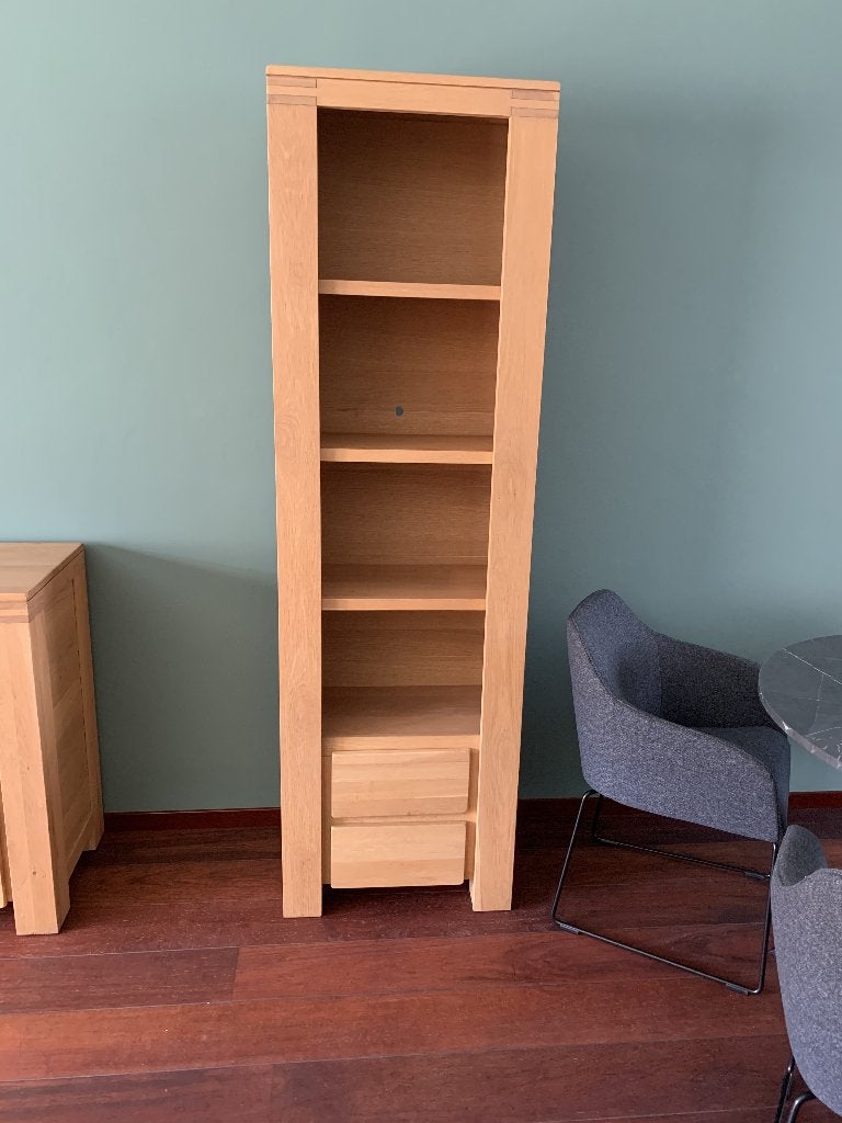 Beuken hoge kast, Ophalen, Gebruikt, 50 tot 100 cm, 150 tot 200 cm
