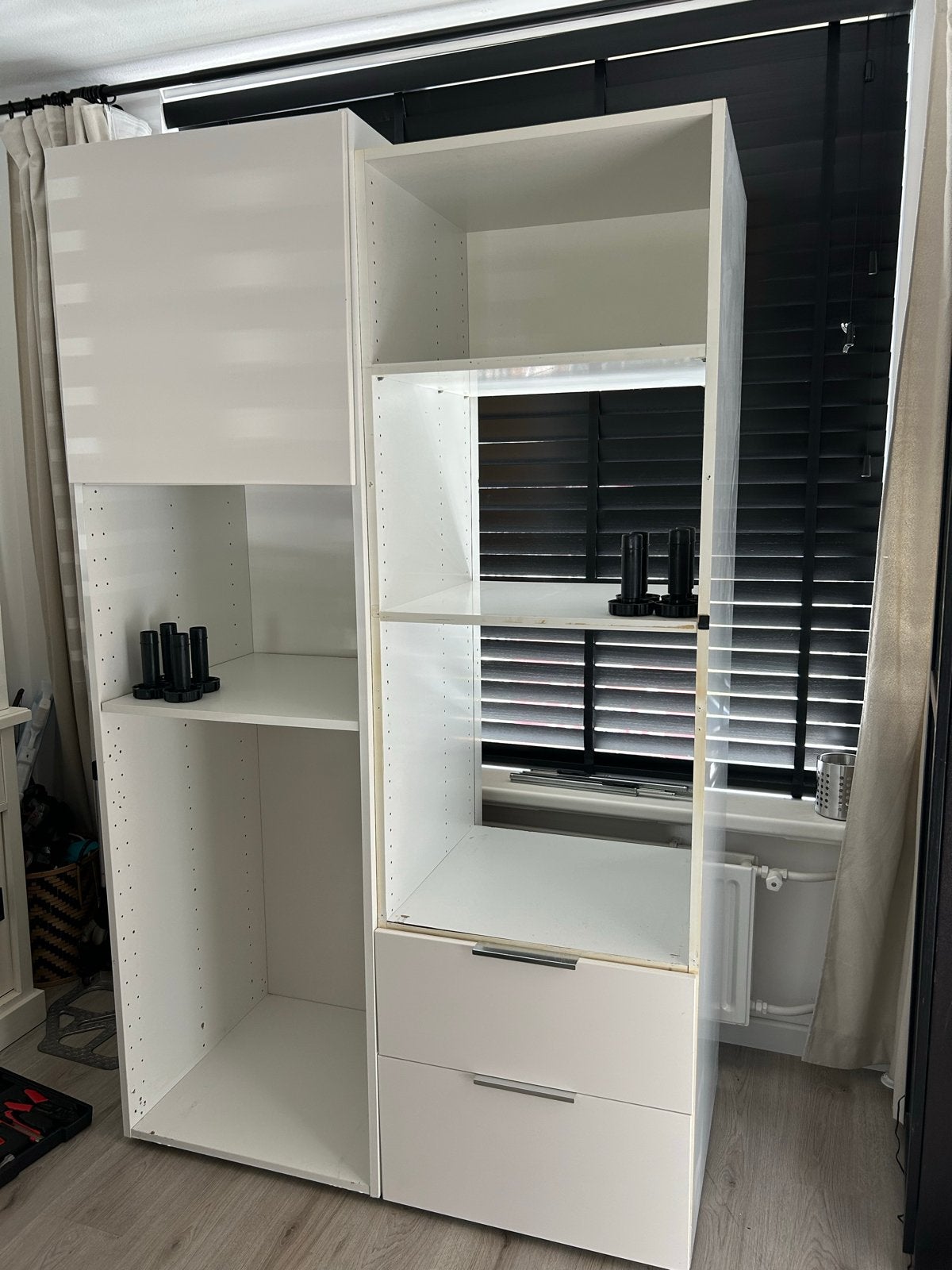 2x IKEA Pax kasten met verstelbare poten, Huis en Inrichting, Ophalen, Gebruikt, 100 tot 150 cm, 200 cm of meer