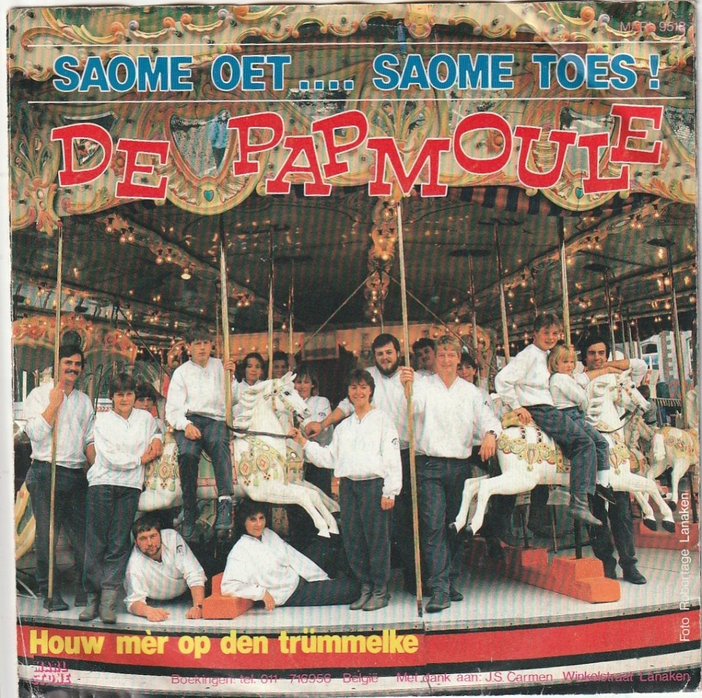 Papmoule - Saome oet saome toes  - hou mer op den  - Nr  29, Cd's en Dvd's, Ophalen, Zo goed als nieuw, 7 inch, Levenslied of Smartlap