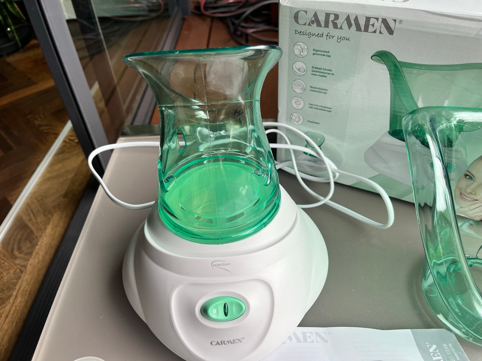 Carmen Perfect Steam Gezichtsreiniger Stomer, Ophalen of Verzenden, Zo goed als nieuw, Overige typen
