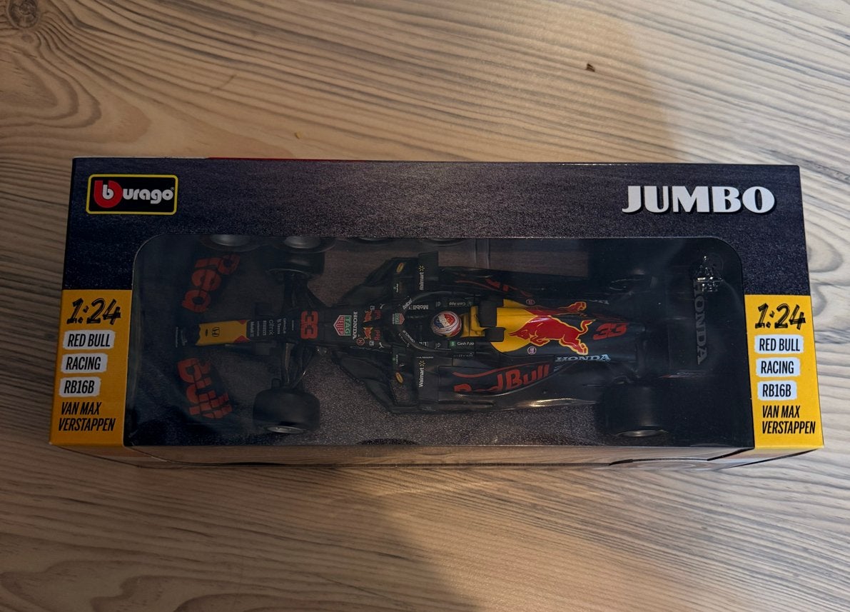 Bburago Red Bull Racing F1 Max Verstappen 2021 1:24, Hobby en Vrije tijd, Modelauto's | 1:24, Ophalen of Verzenden, Nieuw, Auto
