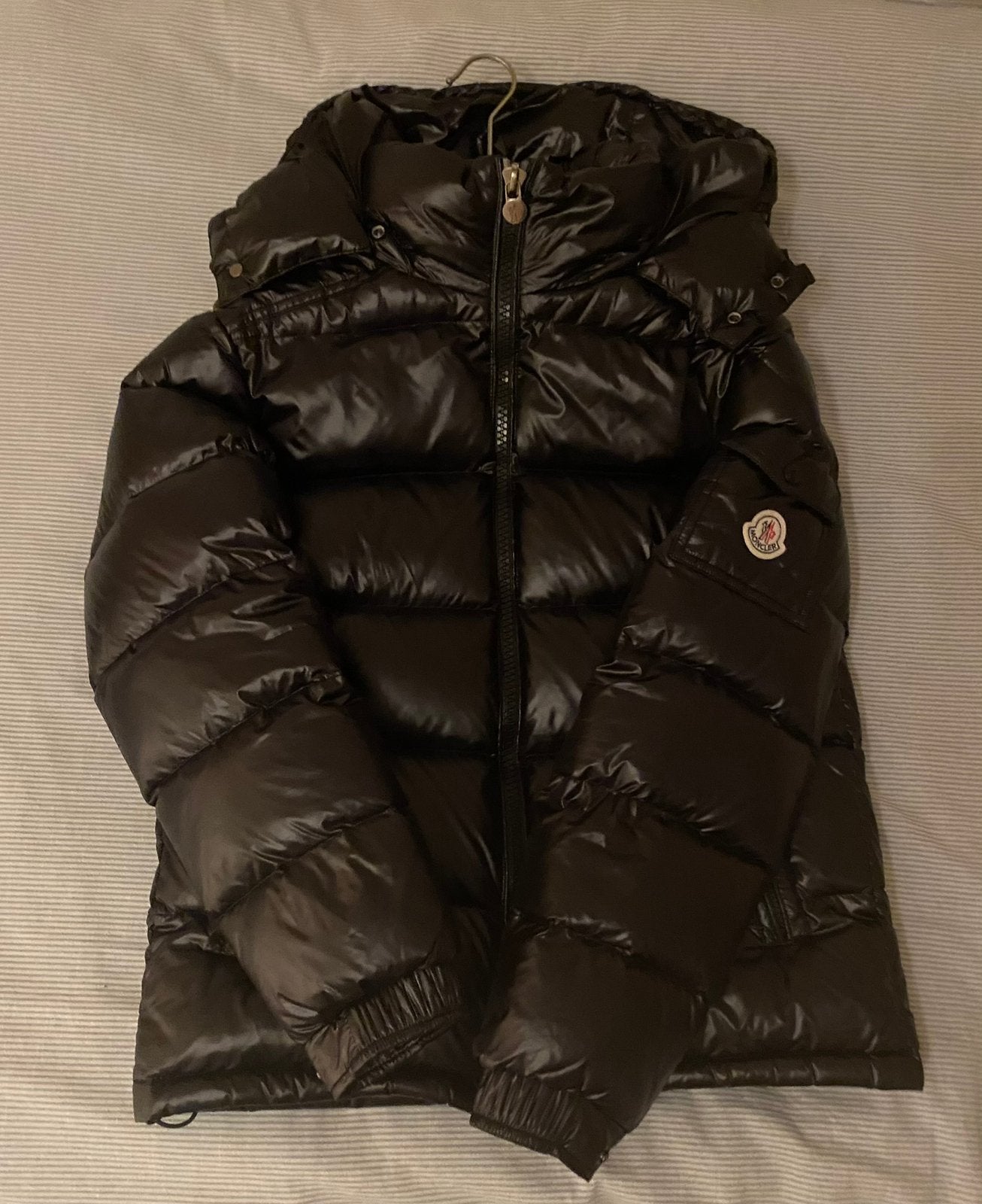 Moncler maya, Verzenden, Zo goed als nieuw, Zwart