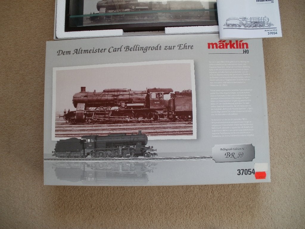 Märklin 37054 H0 Stoomlocomotief 'BR 59 MFX+sound+ovp., Ophalen, Wisselstroom, Locomotief, Zo goed als nieuw