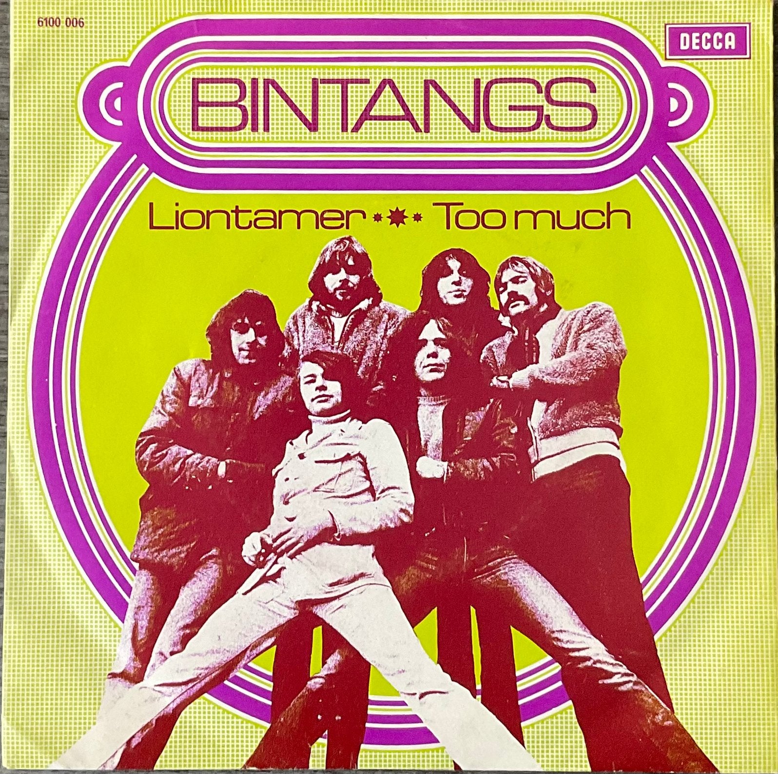 BINTANGS - Liontamer (NL’70) ALS NIEUW (Tip), Verzenden, 7 inch