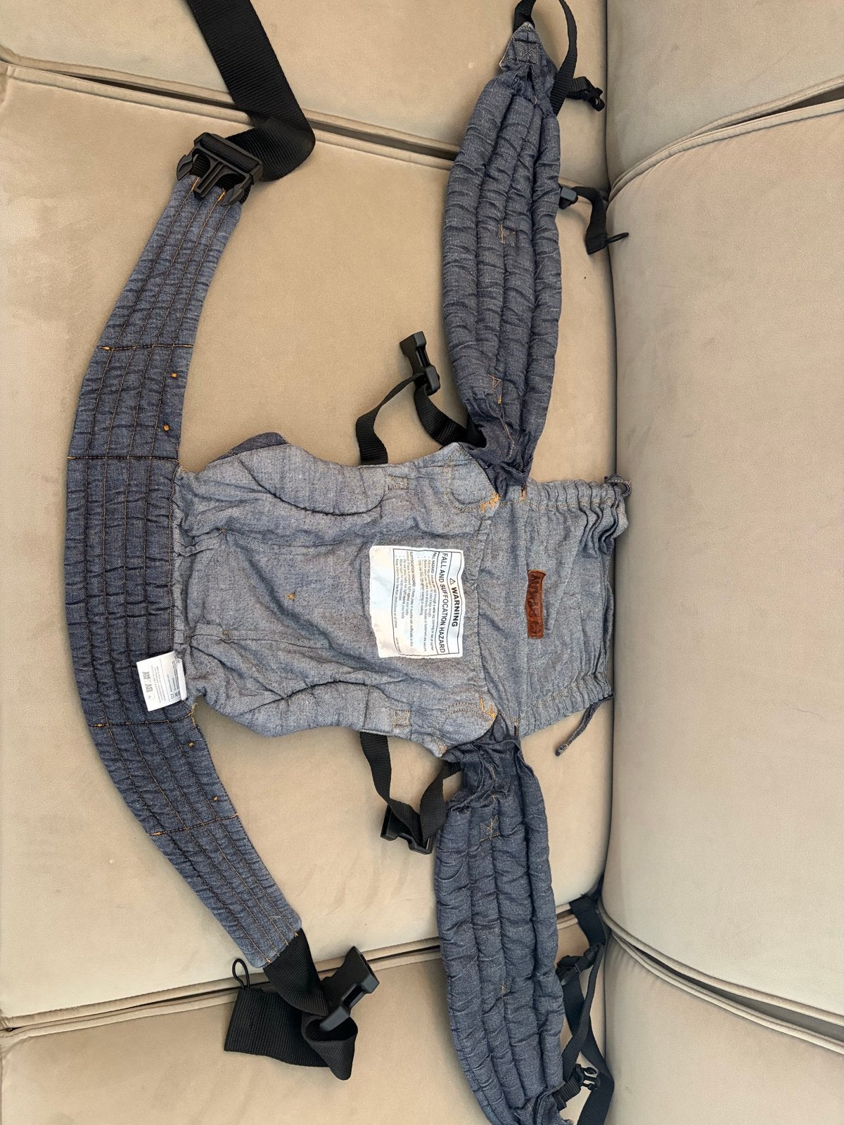 ByKay SSC Deluxe Draagzak - Denim Look, Overige merken, Gebruikt, Ophalen of Verzenden, Buik, Rug of Zij