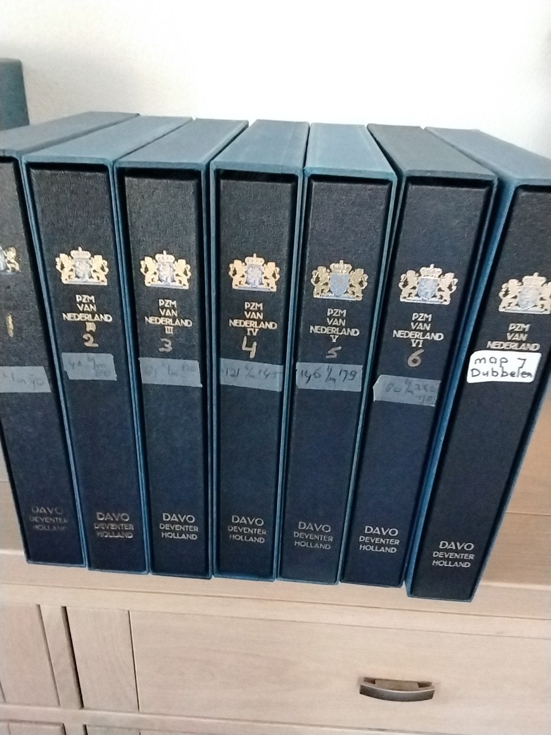 Davo albums met PTT Postzegelmapjes, Ophalen of Verzenden