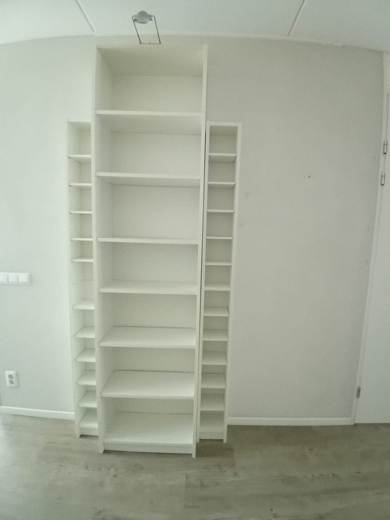 Billy kast met twee cd kasten, Ophalen, Gebruikt, 200 cm of meer, Modern wit