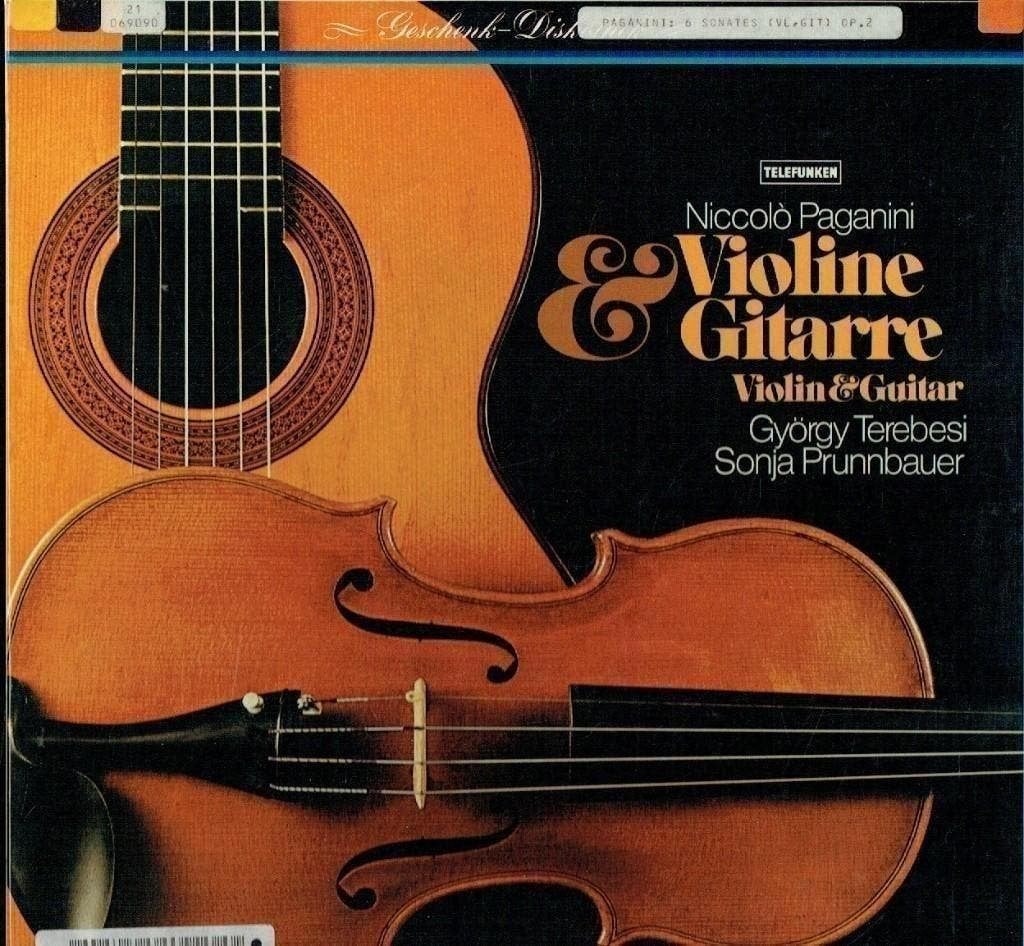 Paganini-György Terebesi Sonja Prunnbauer Violin & Guitar, Kamermuziek, Verzenden, Zo goed als nieuw, 12 inch