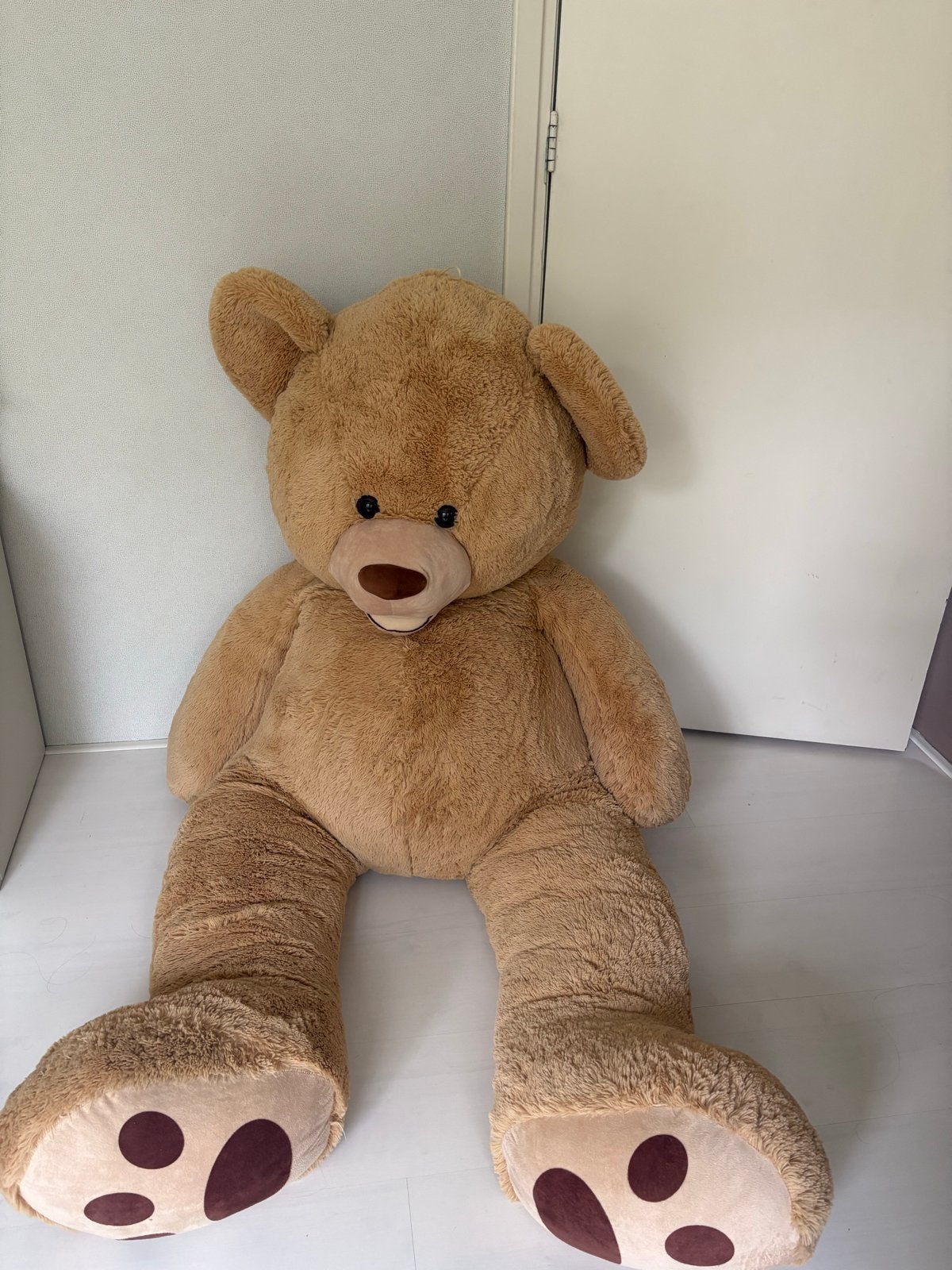 XXL Teddybeer van 152cm - Geen gebruiksporen, Beer, Ophalen of Verzenden, Zo goed als nieuw, Bruin