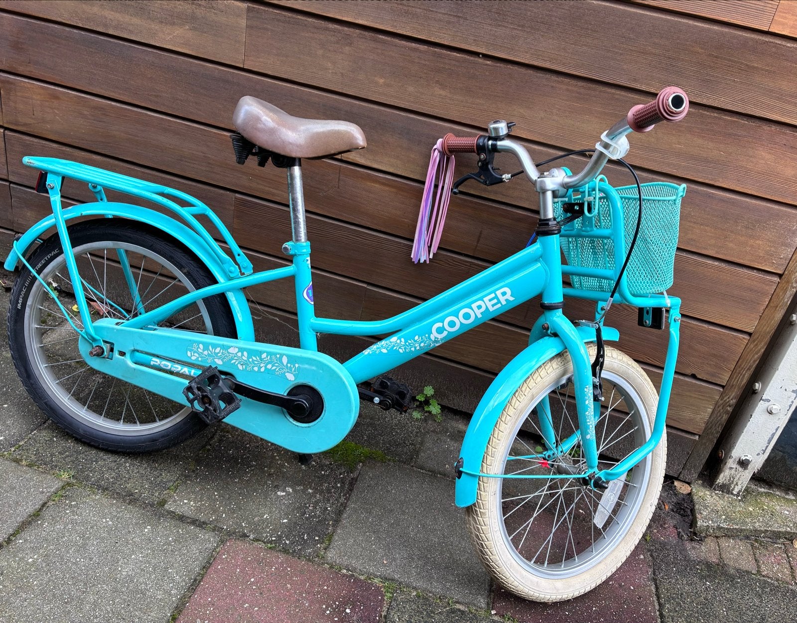 Cooper kinderfiets 18 inch, Ophalen of Verzenden, Gebruikt, Velgrem, 20 inch of meer
