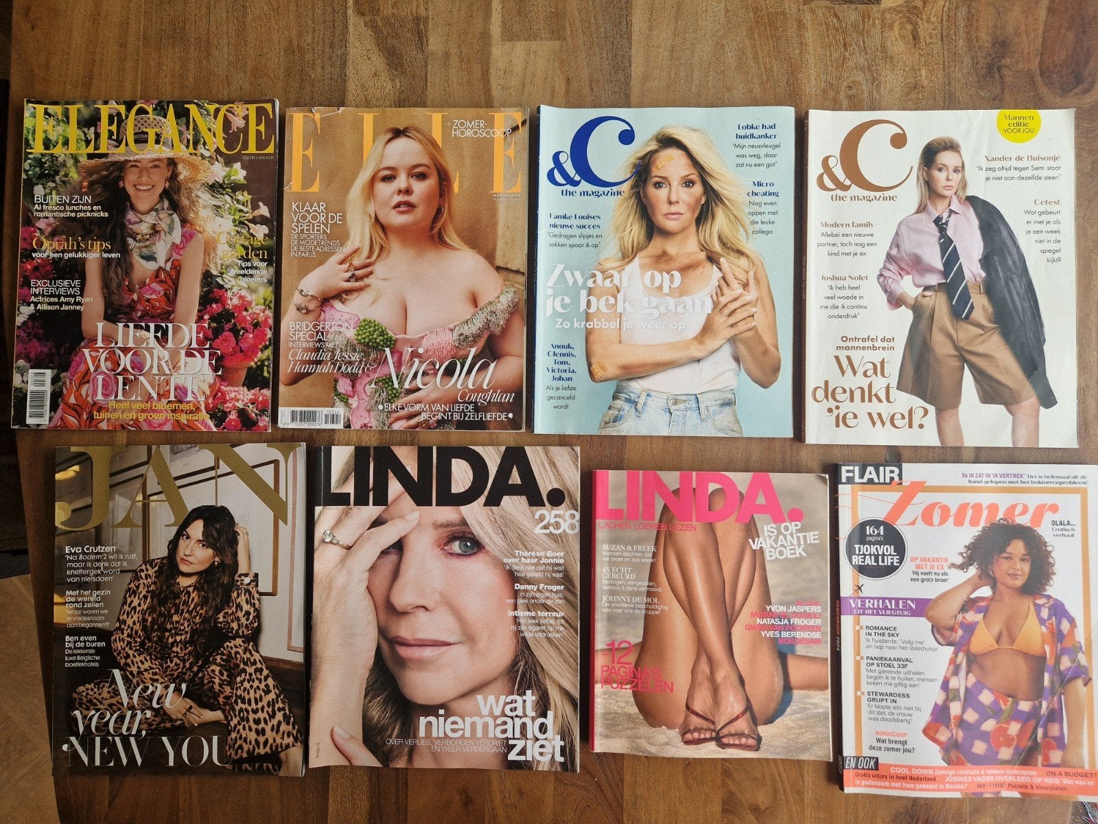 &C Flair Linda. Linda vakantie Jan Elegance Elle magazine, Boeken, Tijdschriften en Kranten, Ophalen of Verzenden, Gelezen, Glossy