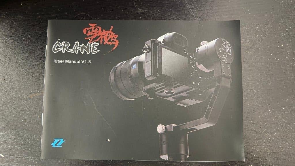 Zhiyun Crane V1 Gimbal – 3-Axis Stabilizer, 3-assige stabilisatie, Nieuw, Gimbal, Ophalen of Verzenden