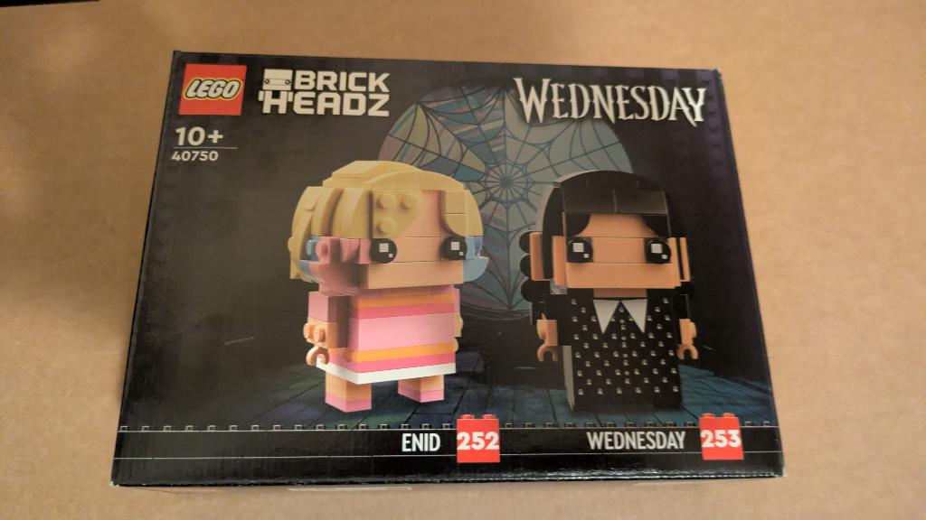 Lego Brickheadz - Wednesday en Enid - 40750, Ophalen of Verzenden, Nieuw, Complete set, Lego