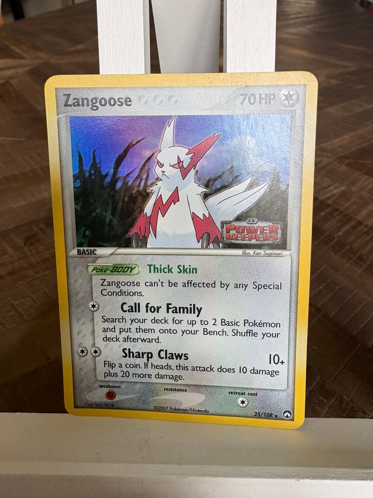 Zangoose, Hobby en Vrije tijd, Verzamelkaartspellen | Pokémon, Ophalen of Verzenden, Zo goed als nieuw