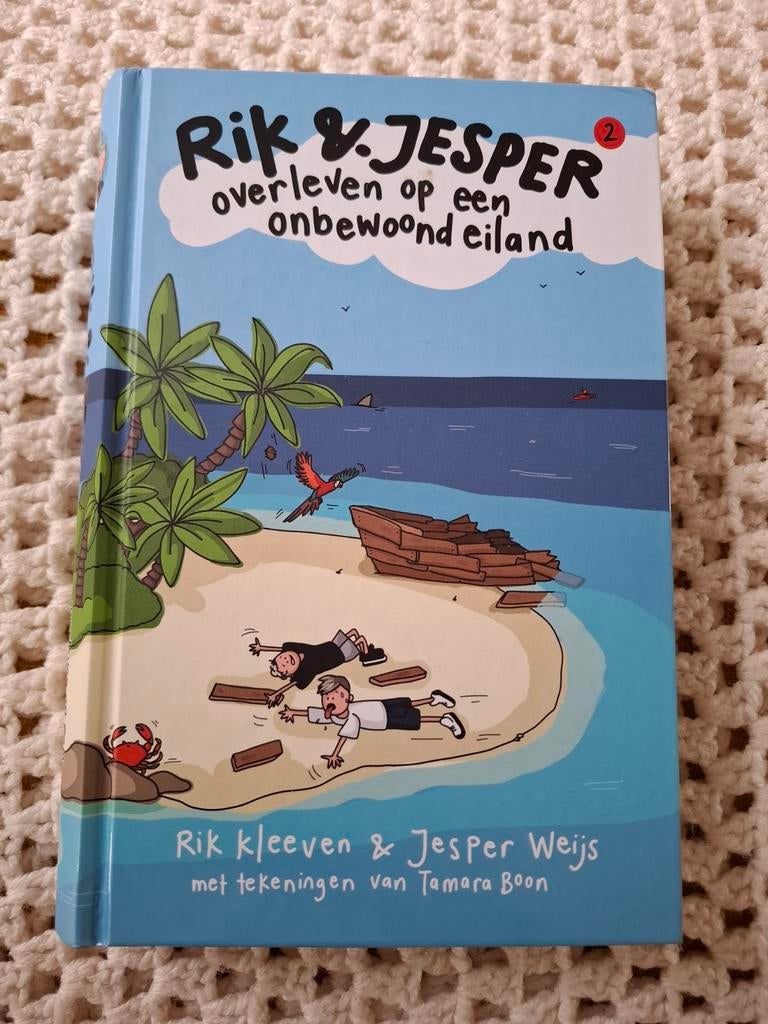 Rik en Jesper overleven op een onbewoond eiland, Fictie algemeen, Rik Kleeven; Jesper Weijs, Ophalen of Verzenden, Zo goed als nieuw