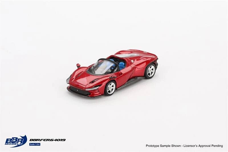 BBR 1/64 Ferrari Daytona SP3 Rosso Imola BBR012, Ophalen of Verzenden, Nieuw, Auto