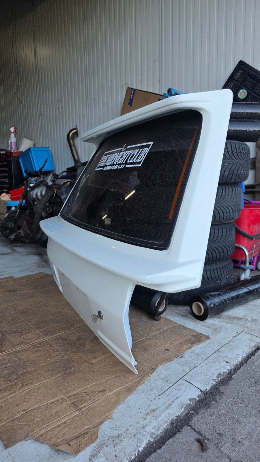 Toyota Starlet P7 met Ep71 Turbo spoilers, Ophalen