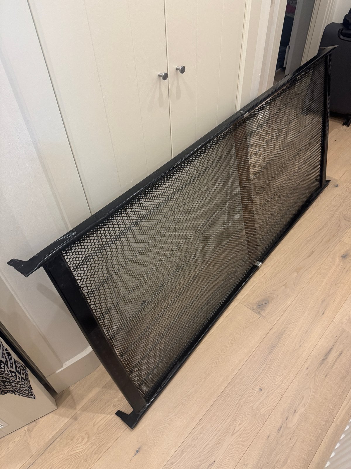 Zwart Metalen Bed/Ligbed 80x190 cm - GRATIS, Huis en Inrichting, Ophalen, Gebruikt, Zwart, Tweepersoons