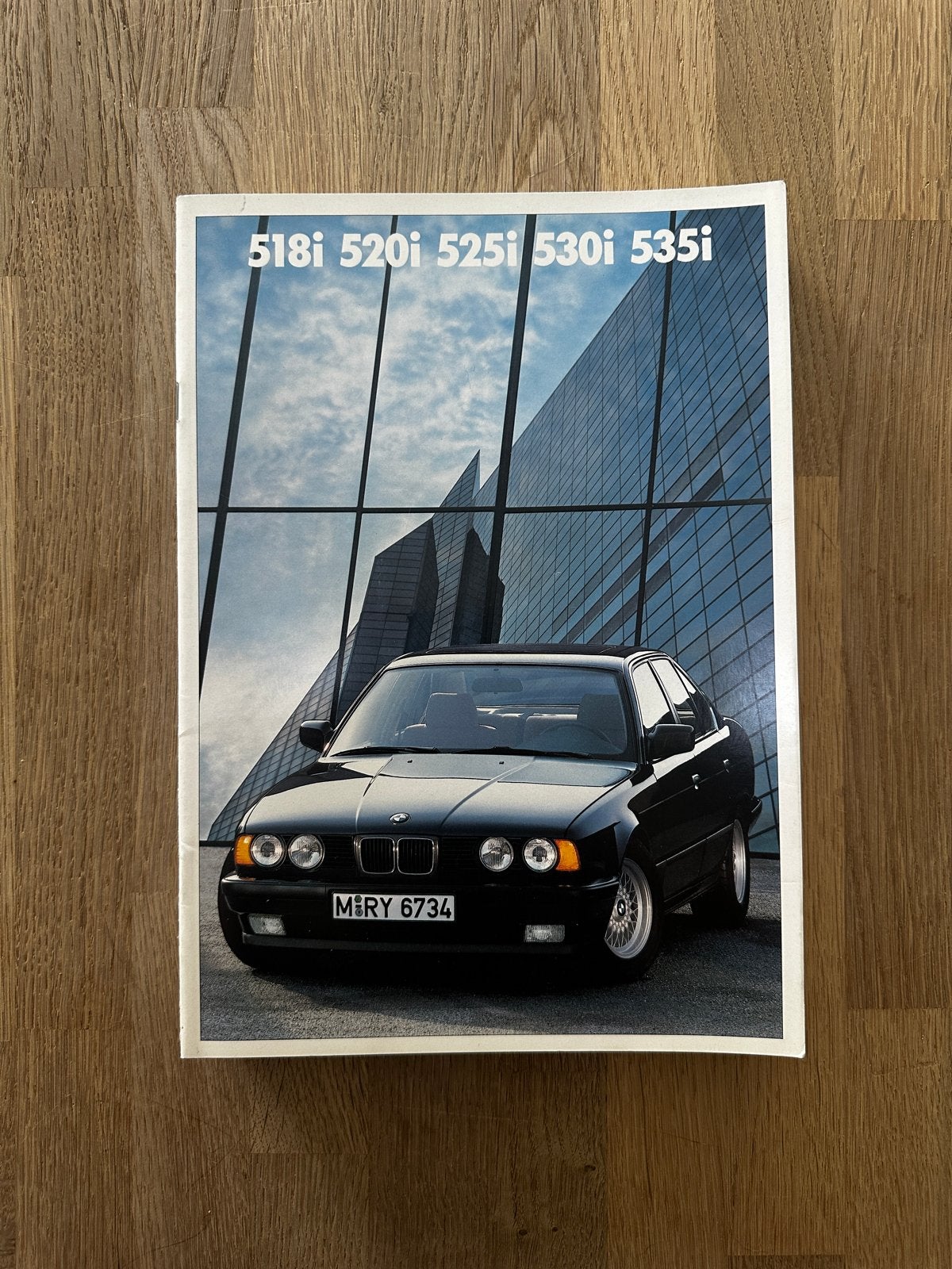 BMW 5-serie (E34) brochure 518i-535i, Ophalen of Verzenden, Nieuw, BMW