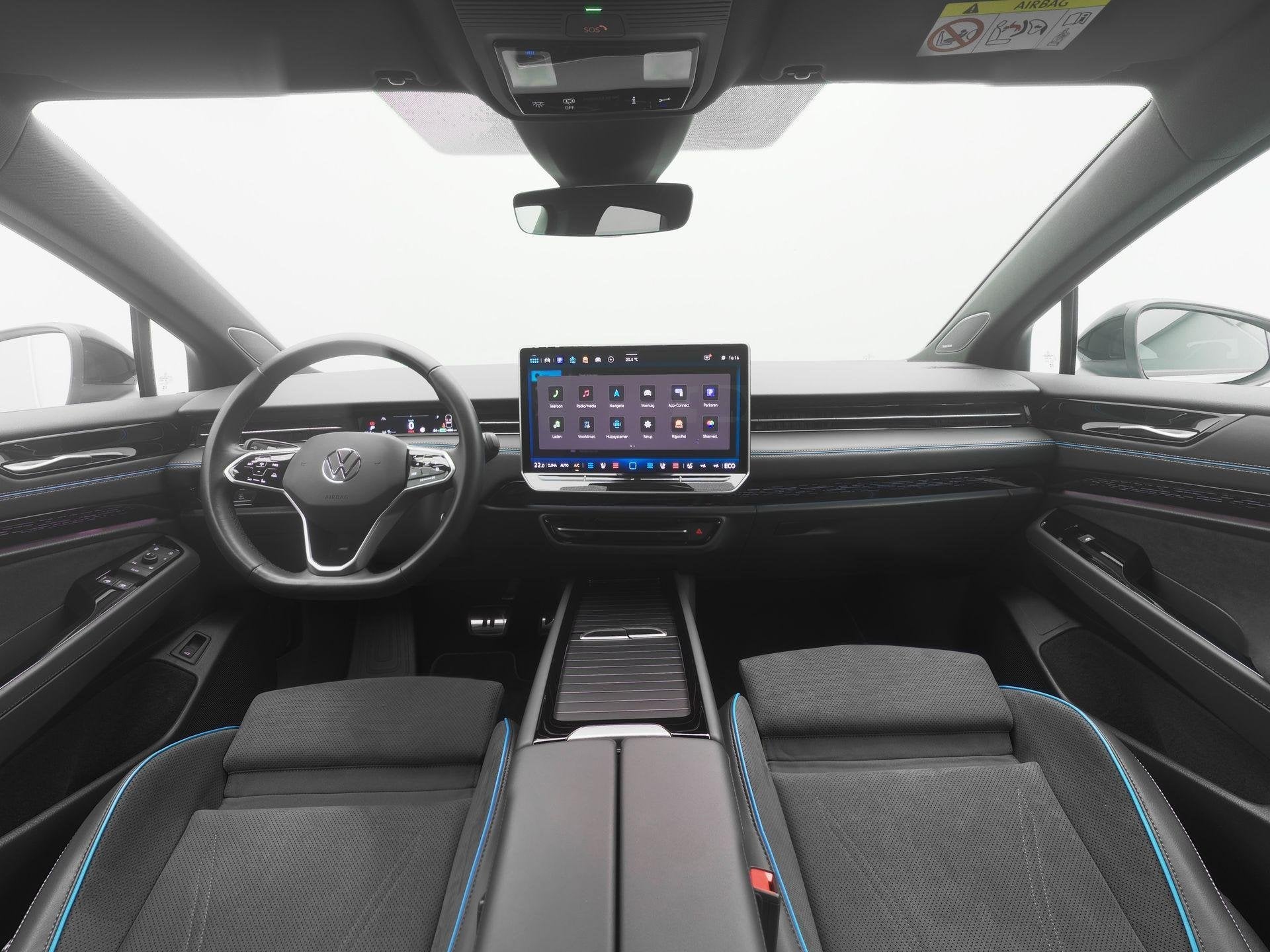Volkswagen ID.7 Pro Business 77 kWh 286 pk | LED Matrix | Ha, Auto's, Automaat, Gebruikt, Zwart, 595 km