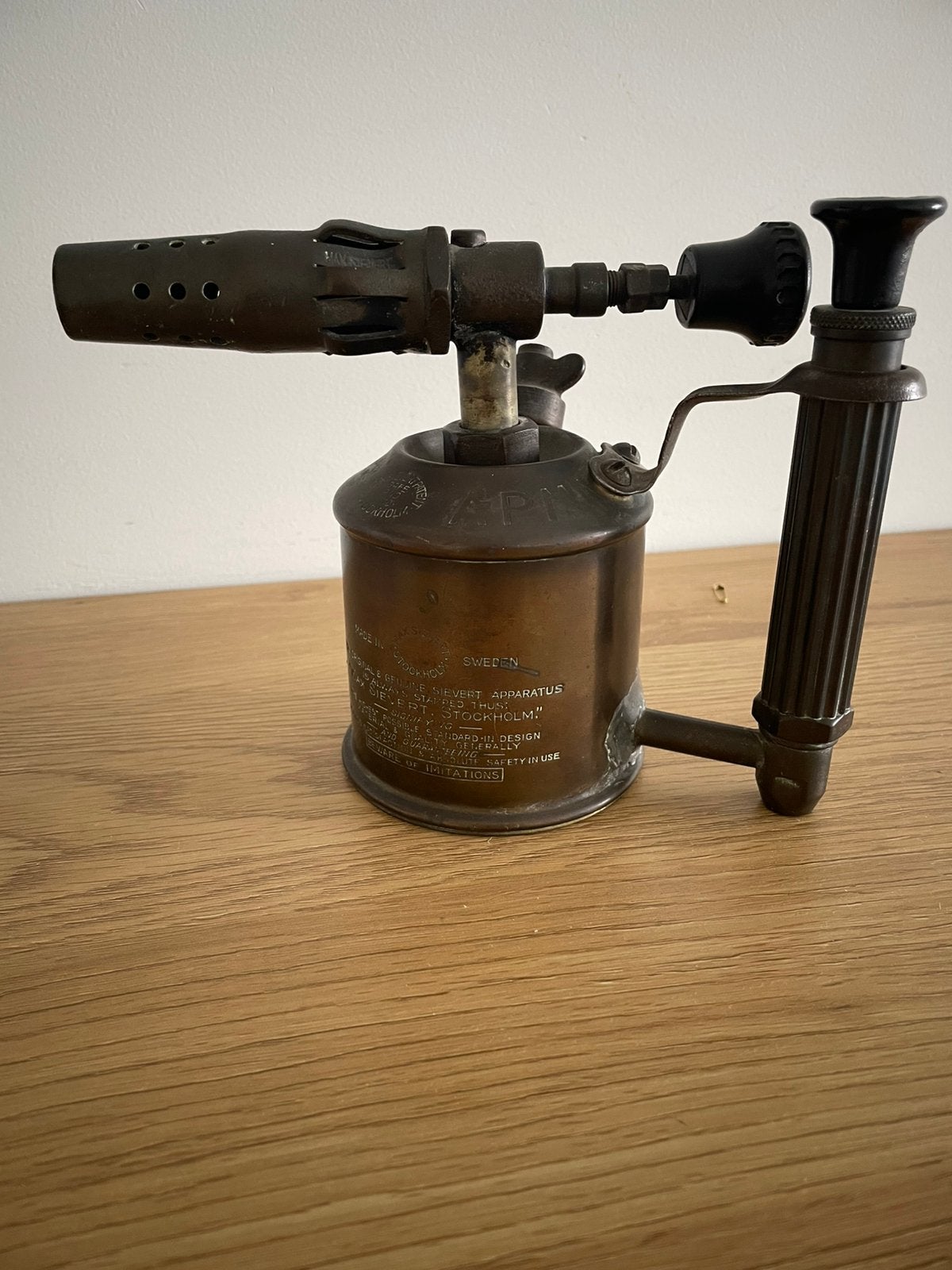 Originele Max Sievert Stockholm Soldeerbrander, Antiek en Kunst, Ophalen