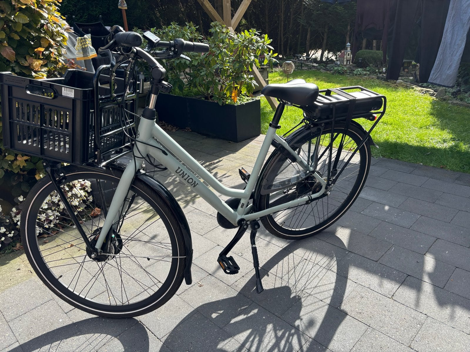 Union E-Curve Dames E-bike - Zo goed als nieuw, Gebruikt, 47 tot 51 cm, 50 km per accu of meer, Ophalen