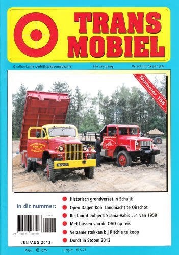 Van Transmobiel jaargang 28 (2012): nr 156, Boeken, Ophalen of Verzenden, Nieuw, Overige merken