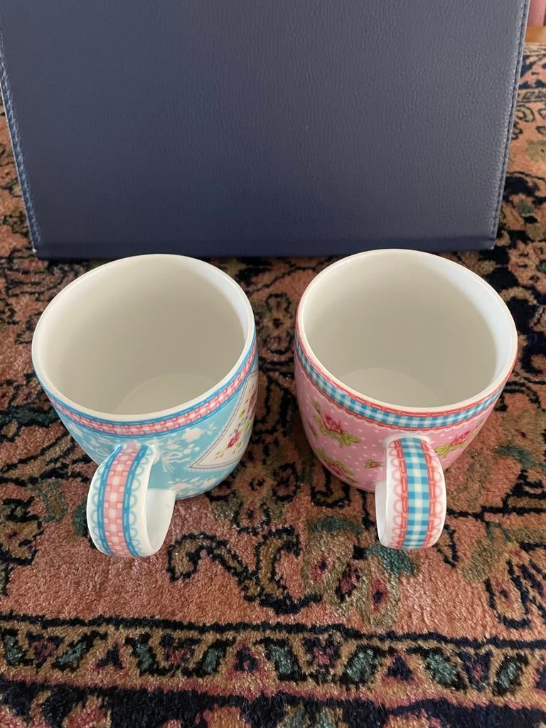 PIP Studio Royal Raya bekers - set van 2, Ophalen of Verzenden, Zo goed als nieuw, Overige stijlen, Kop(pen) en/of Schotel(s)