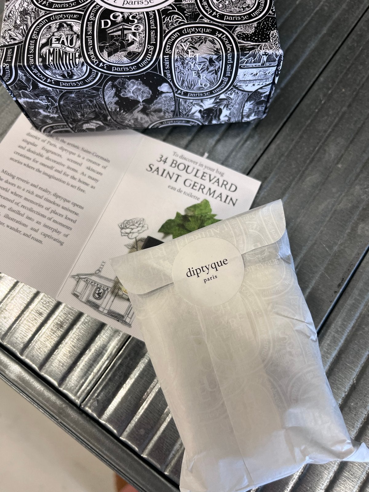 Diptyque Reisformaat Set: Bodylotion, Gezichtscrème, Lipbals, Ophalen of Verzenden, Nieuw, Bodylotion, Crème of Olie