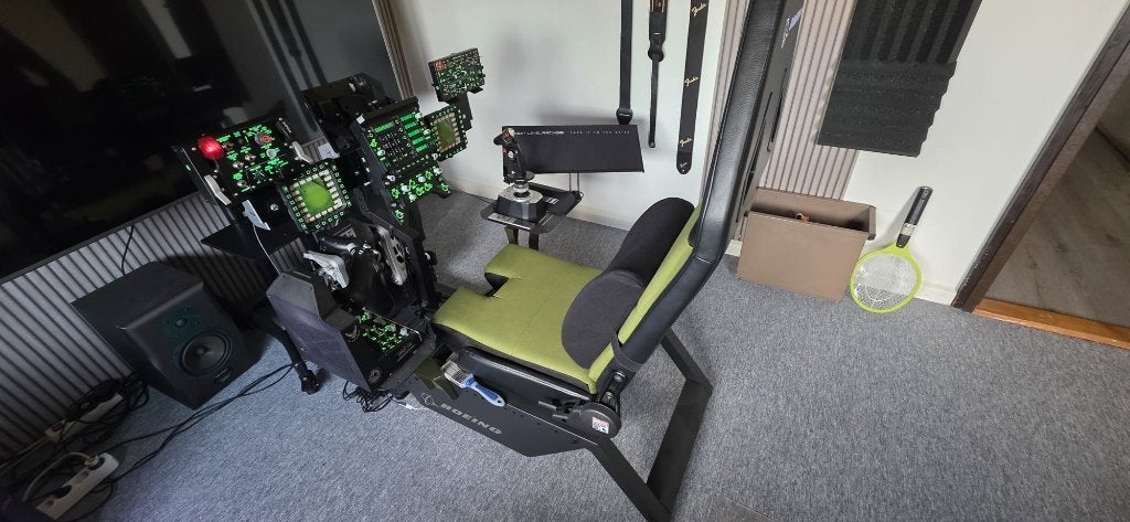 flight seat Militairy Nextlevel racing, Ophalen, Zo goed als nieuw, Next Level Racing
