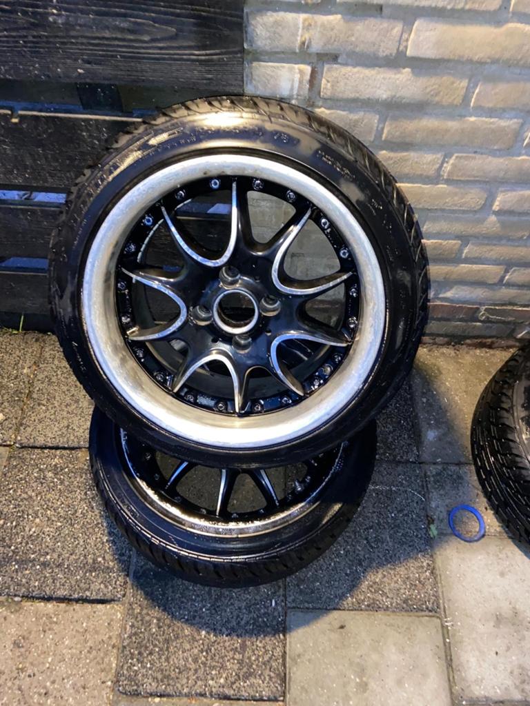 Velgen 4x100 15 inch, Ophalen, Gebruikt, 15 inch, Banden en Velgen
