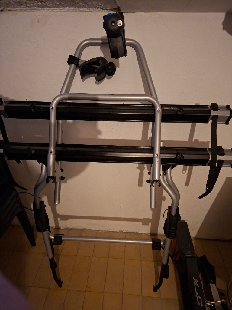 Fietsendrager voor achterklep auto, Ophalen, 2 fietsen, Gebruikt, Achterklepdrager